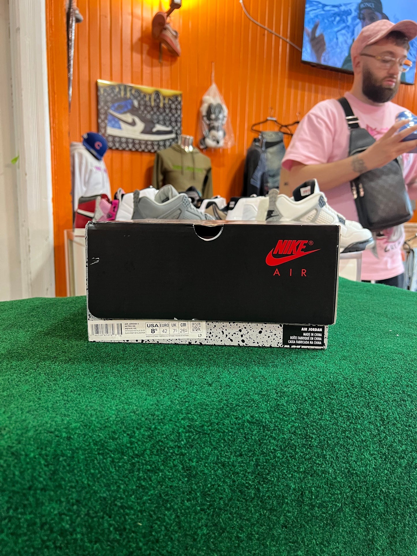 Jordan 5 (White Mettalic)