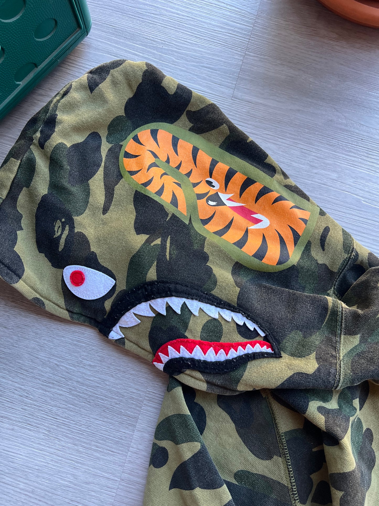 Bape Hoodie (Green Camo)