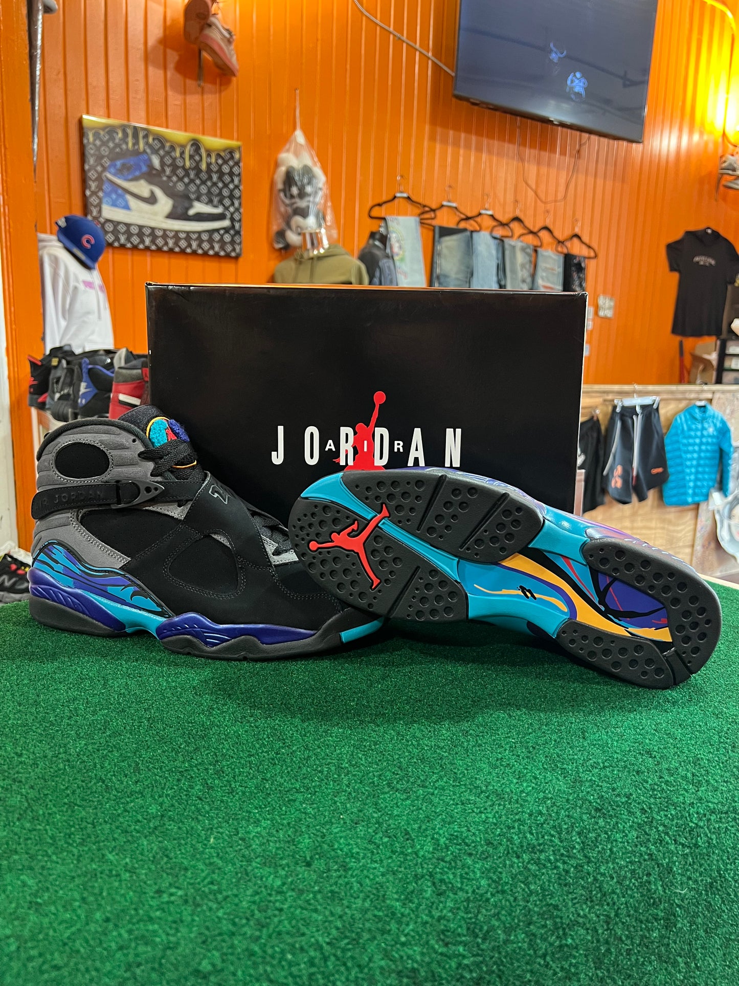 Jordan 8 (Aqua)