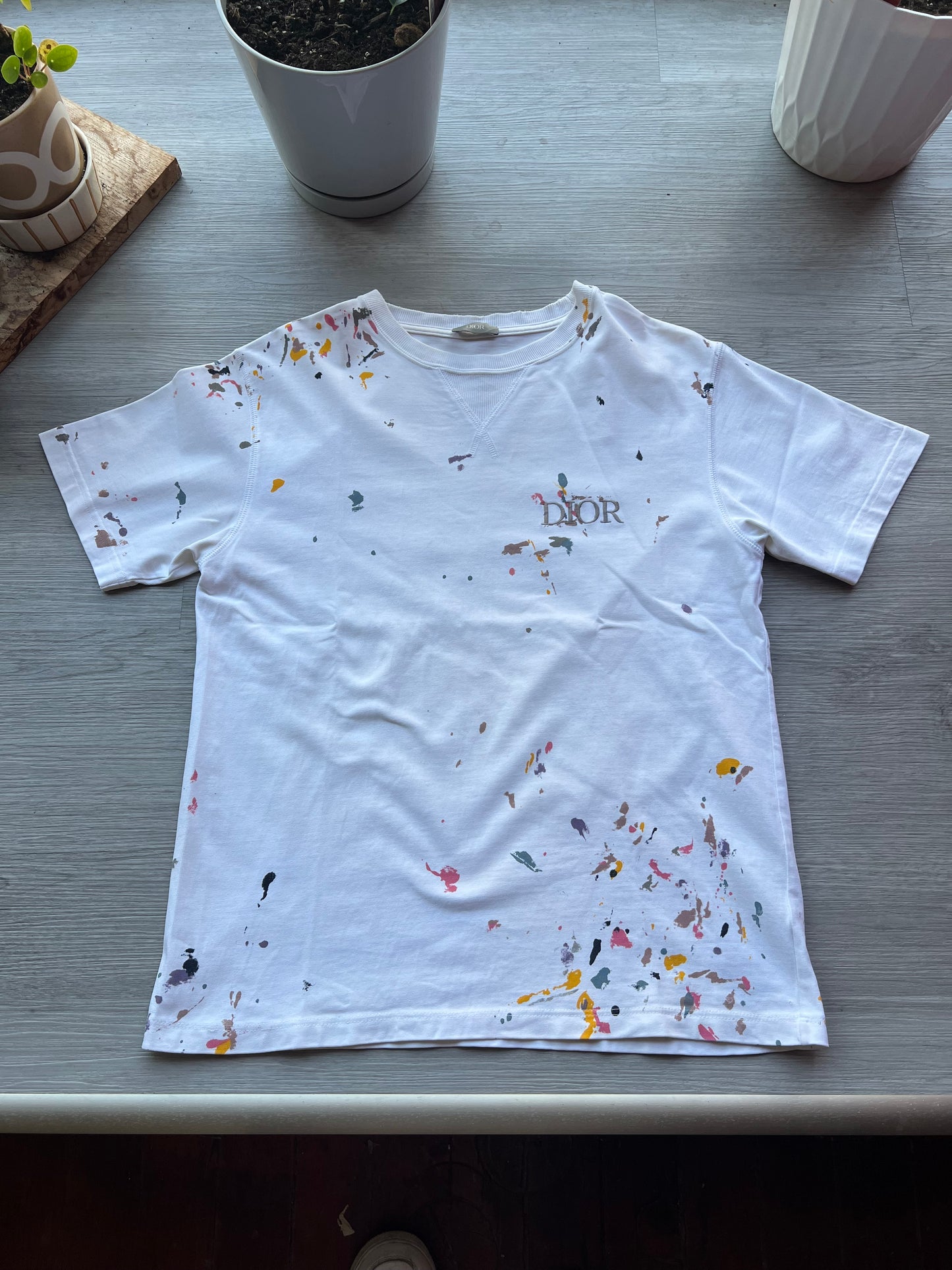 Dior Tee (Paint Splatter)