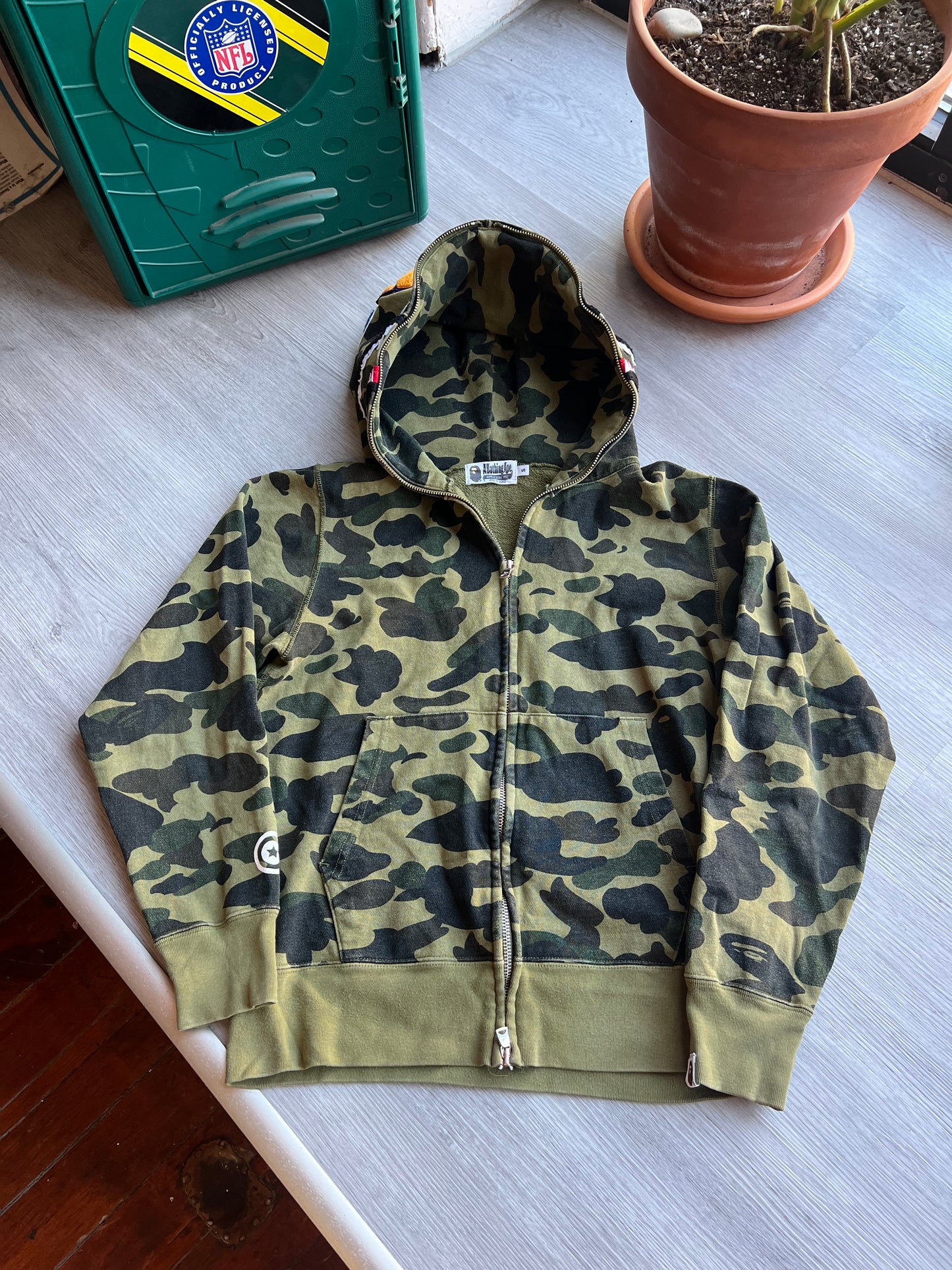 Bape Hoodie (Green Camo)
