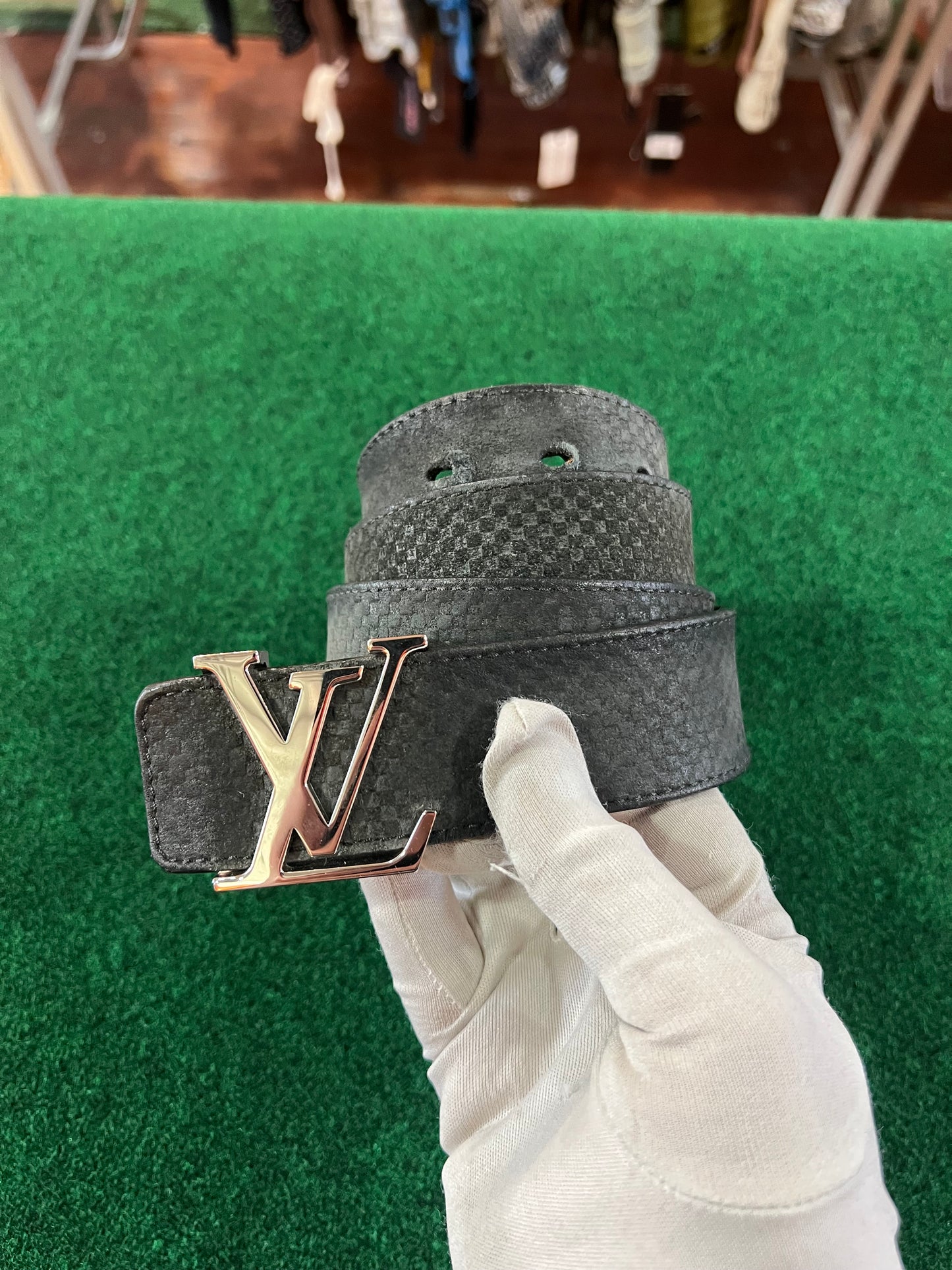 Louis Vuitton Belt (Suede)