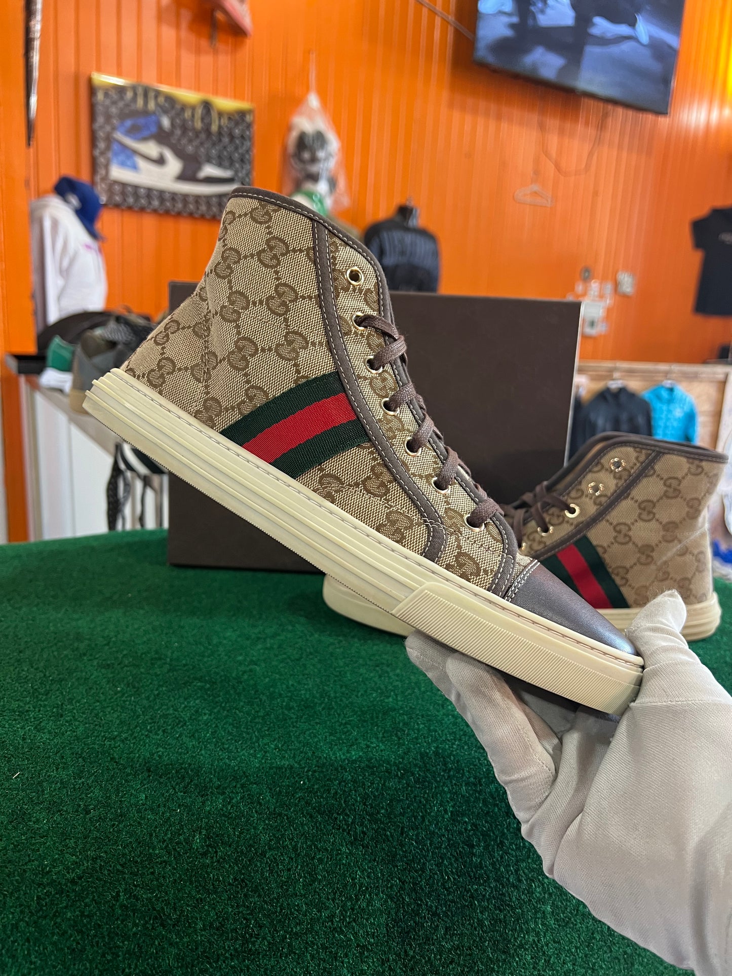 Gucci Grid High Top