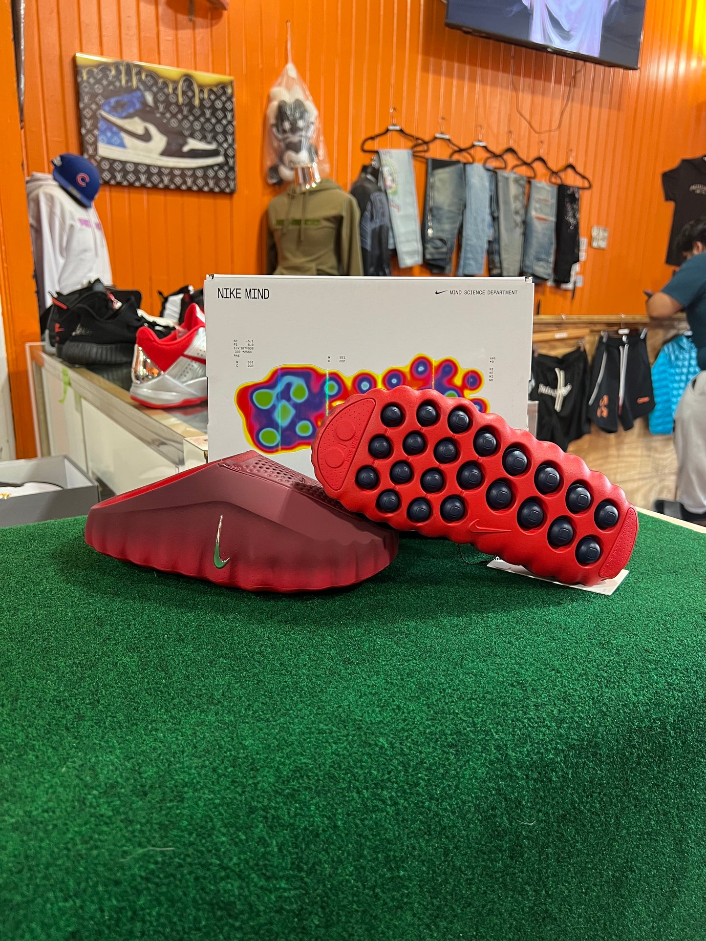 Nike Mind Slide (University Red)