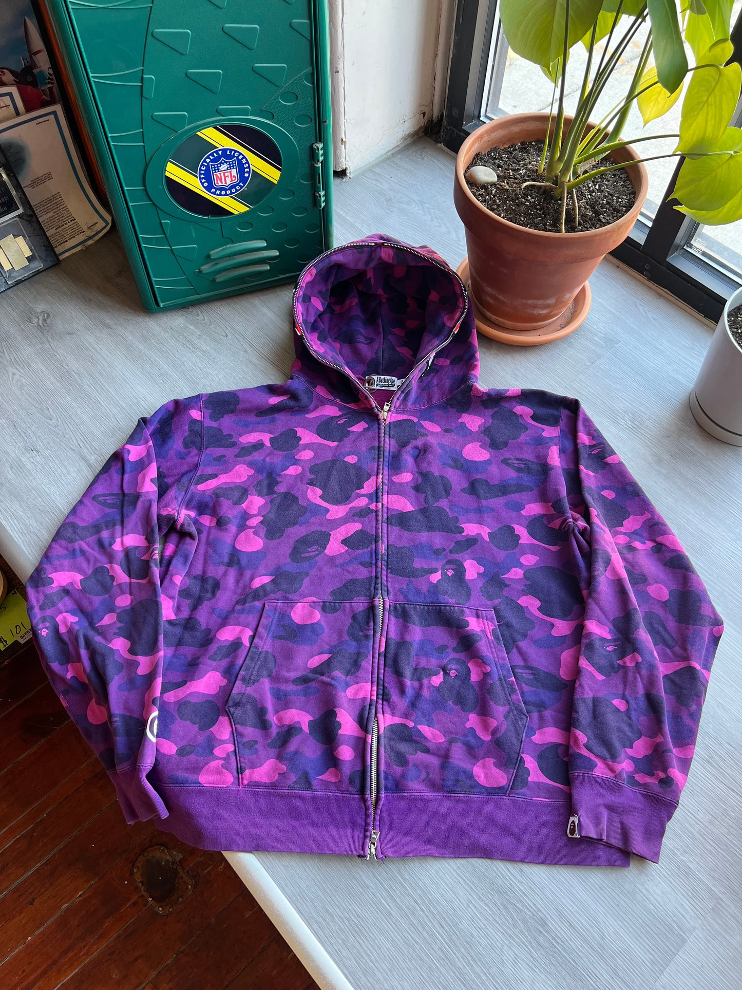 Bape Hoodie (Purple Camo)