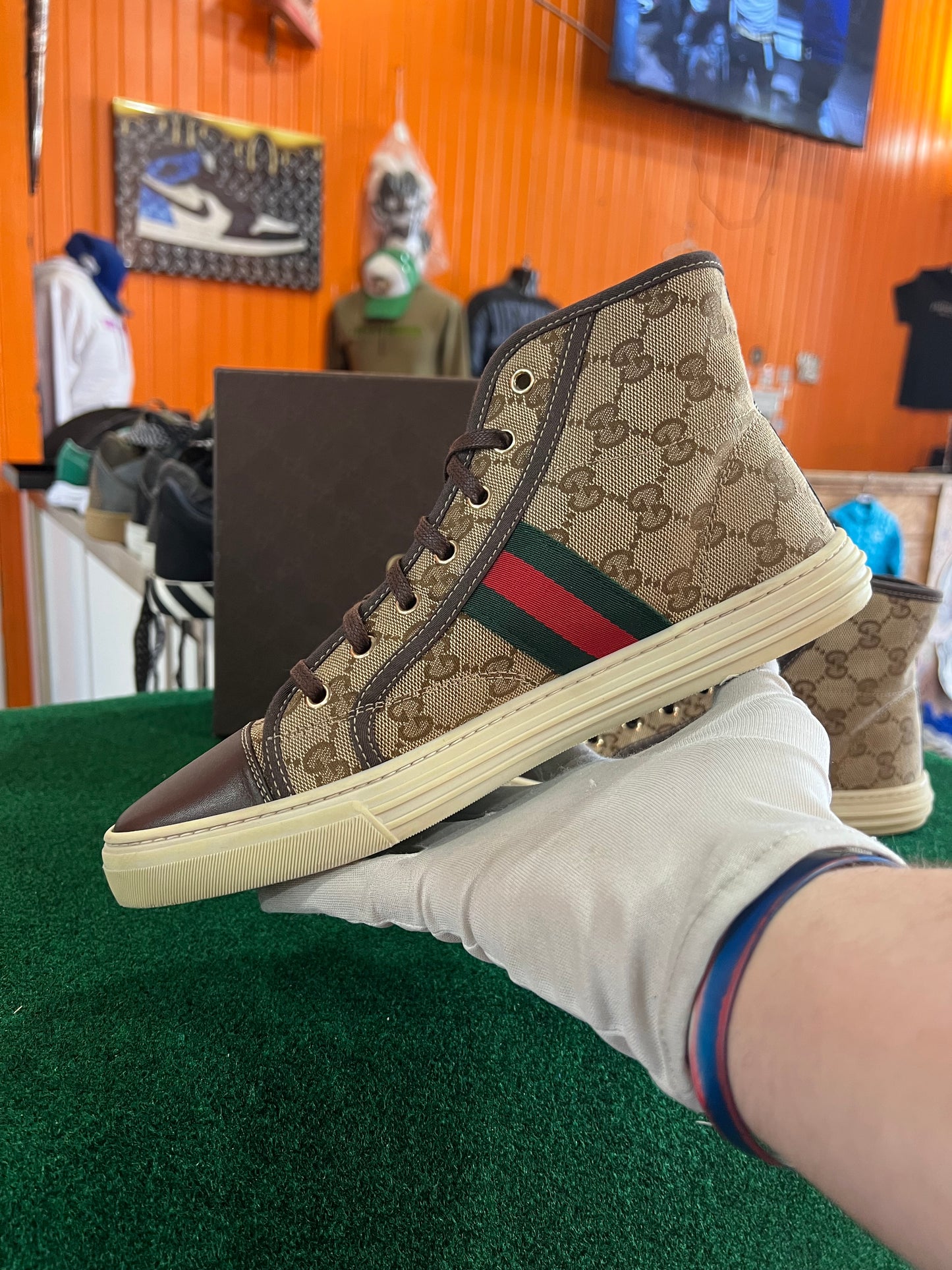 Gucci Grid High Top