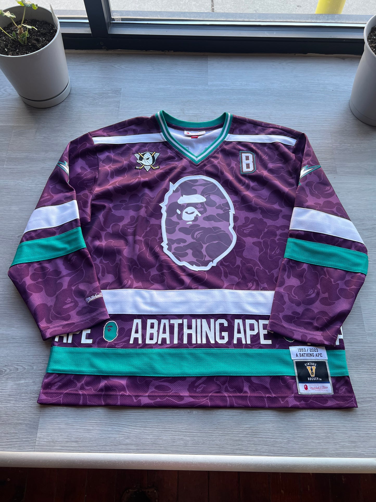 Bape x Mighty Ducks Jersey