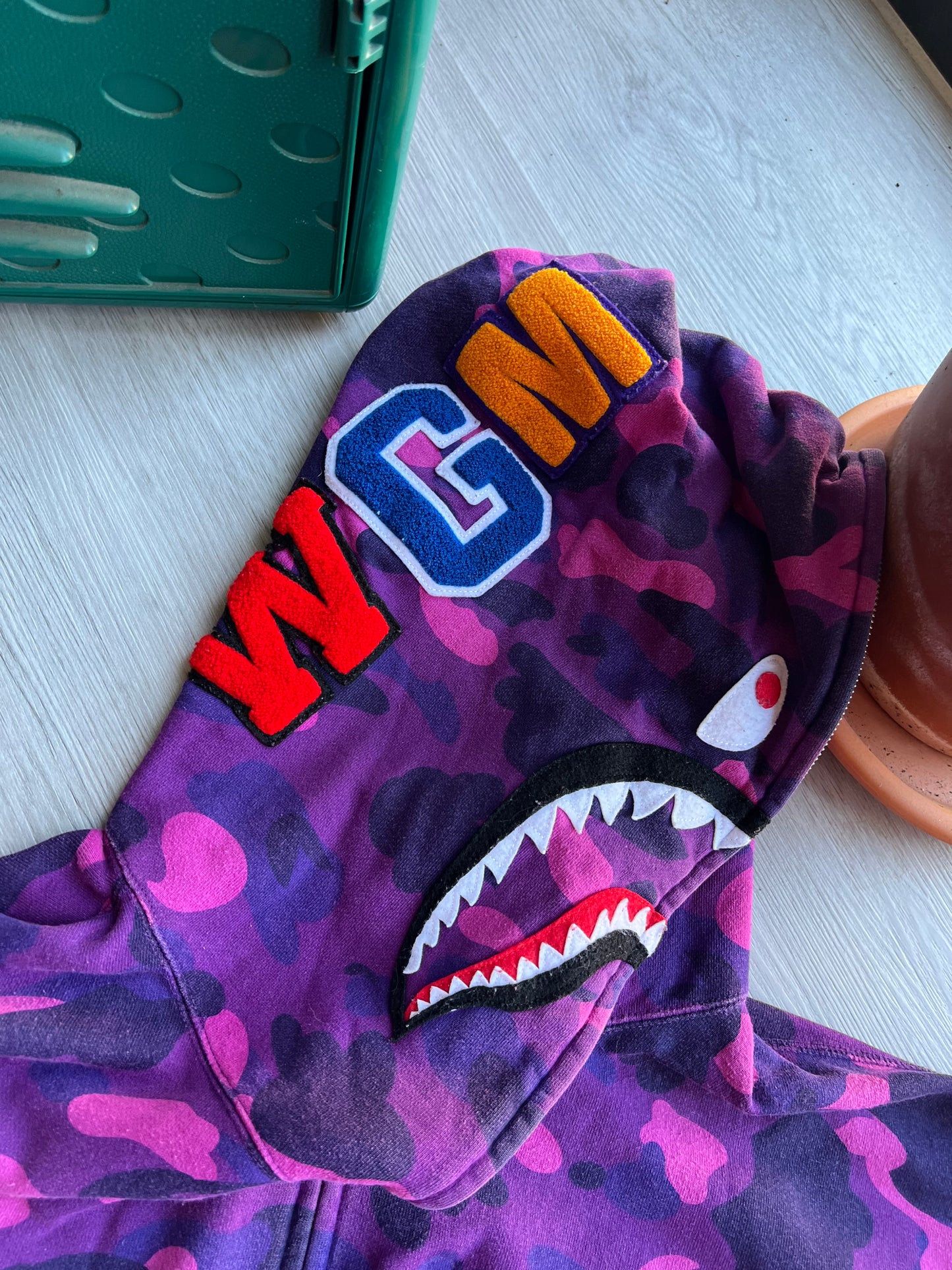 Bape Hoodie (Purple Camo)