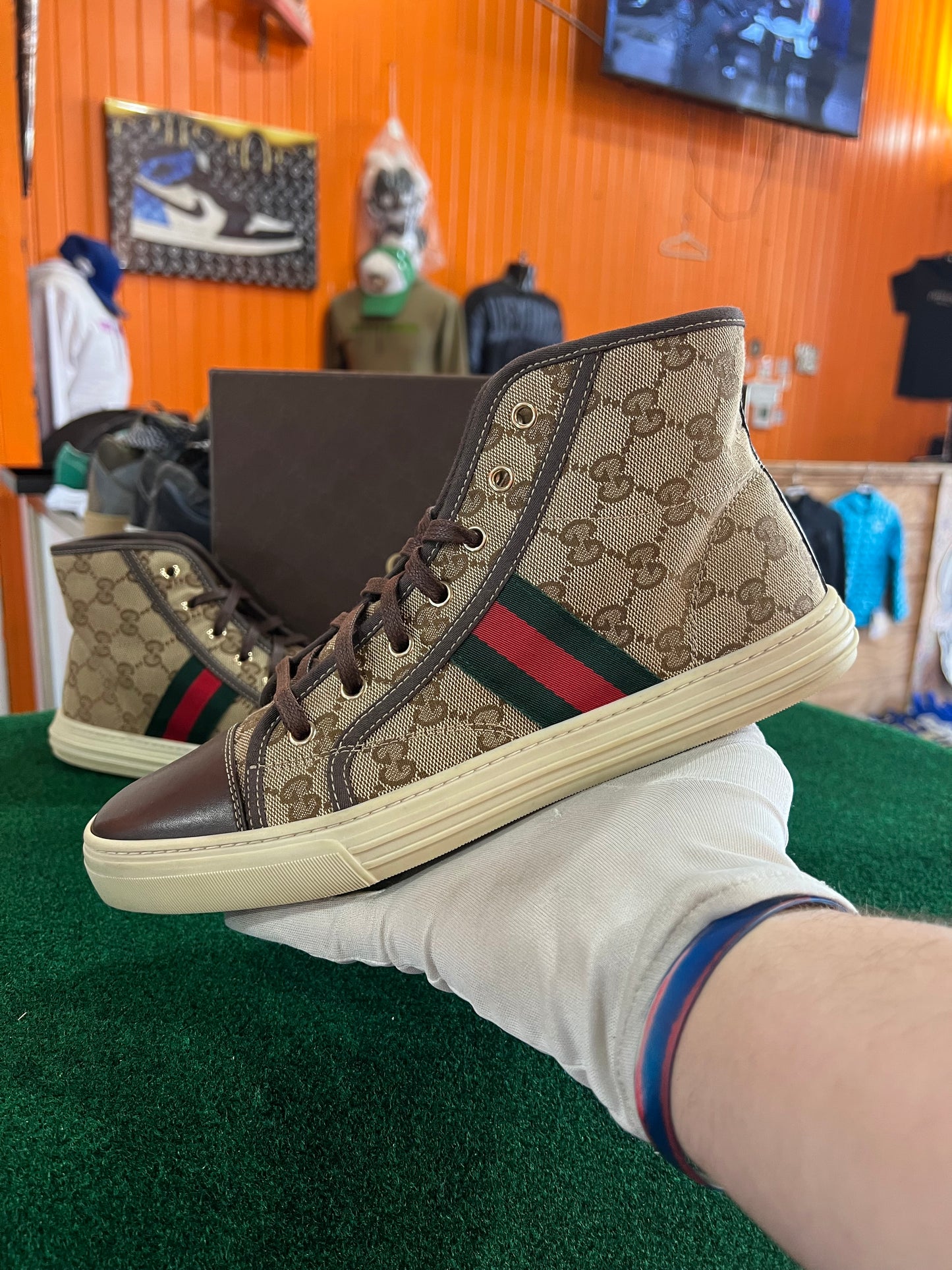 Gucci Grid High Top