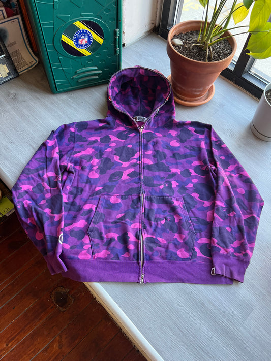 Bape Hoodie (Purple Camo)