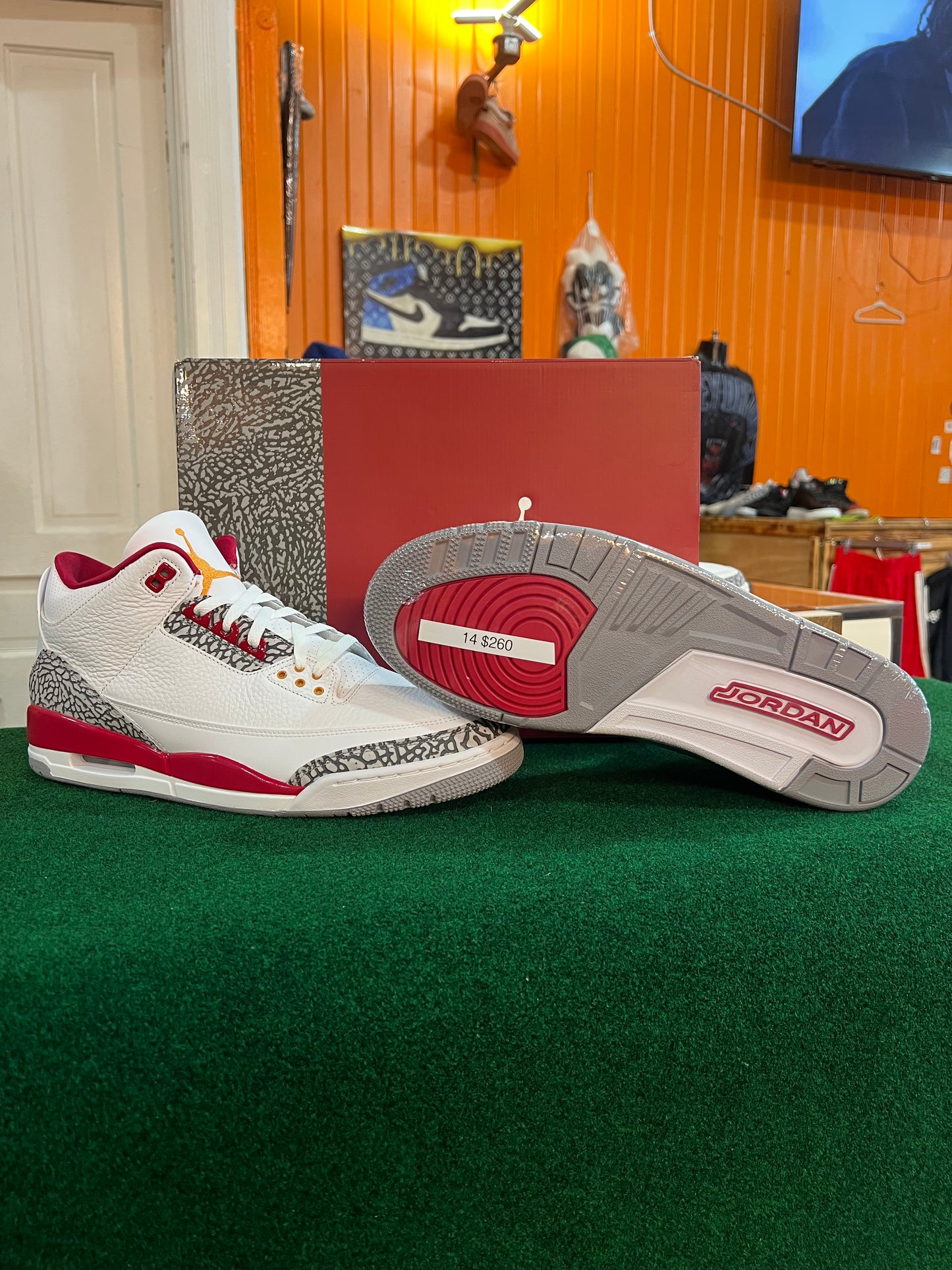 Jordan 3 (Cardinal)