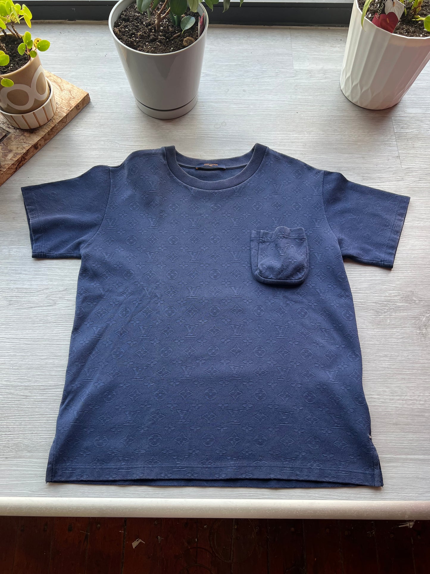 Louis Vuitton Monogram Pocket Tee (Navy)