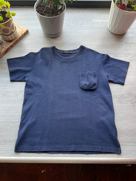 Louis Vuitton Monogram Pocket Tee (Navy)
