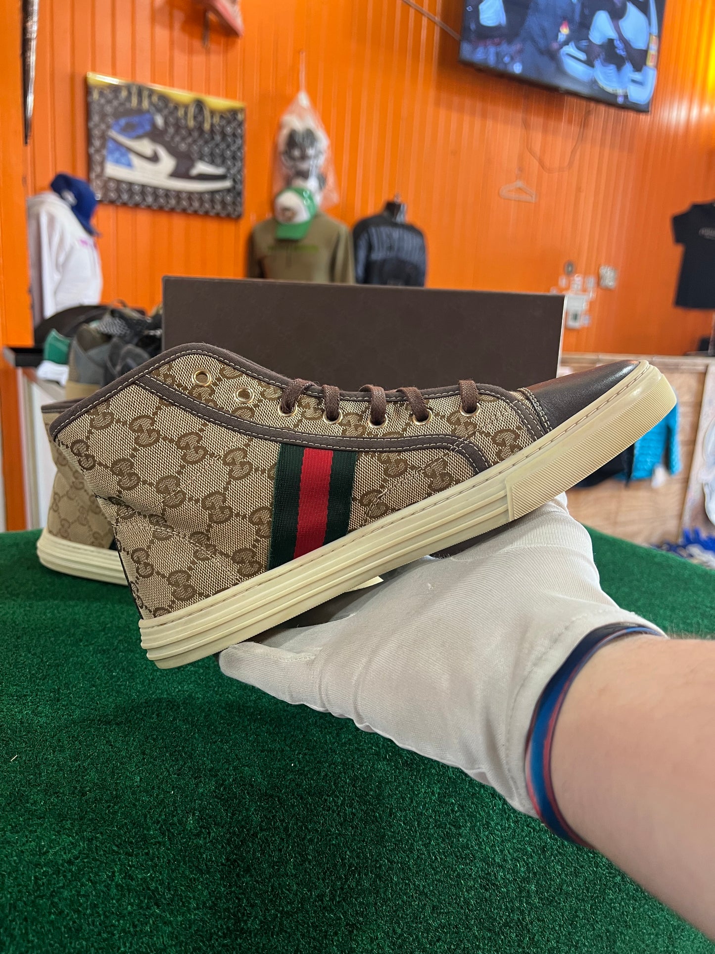 Gucci Grid High Top