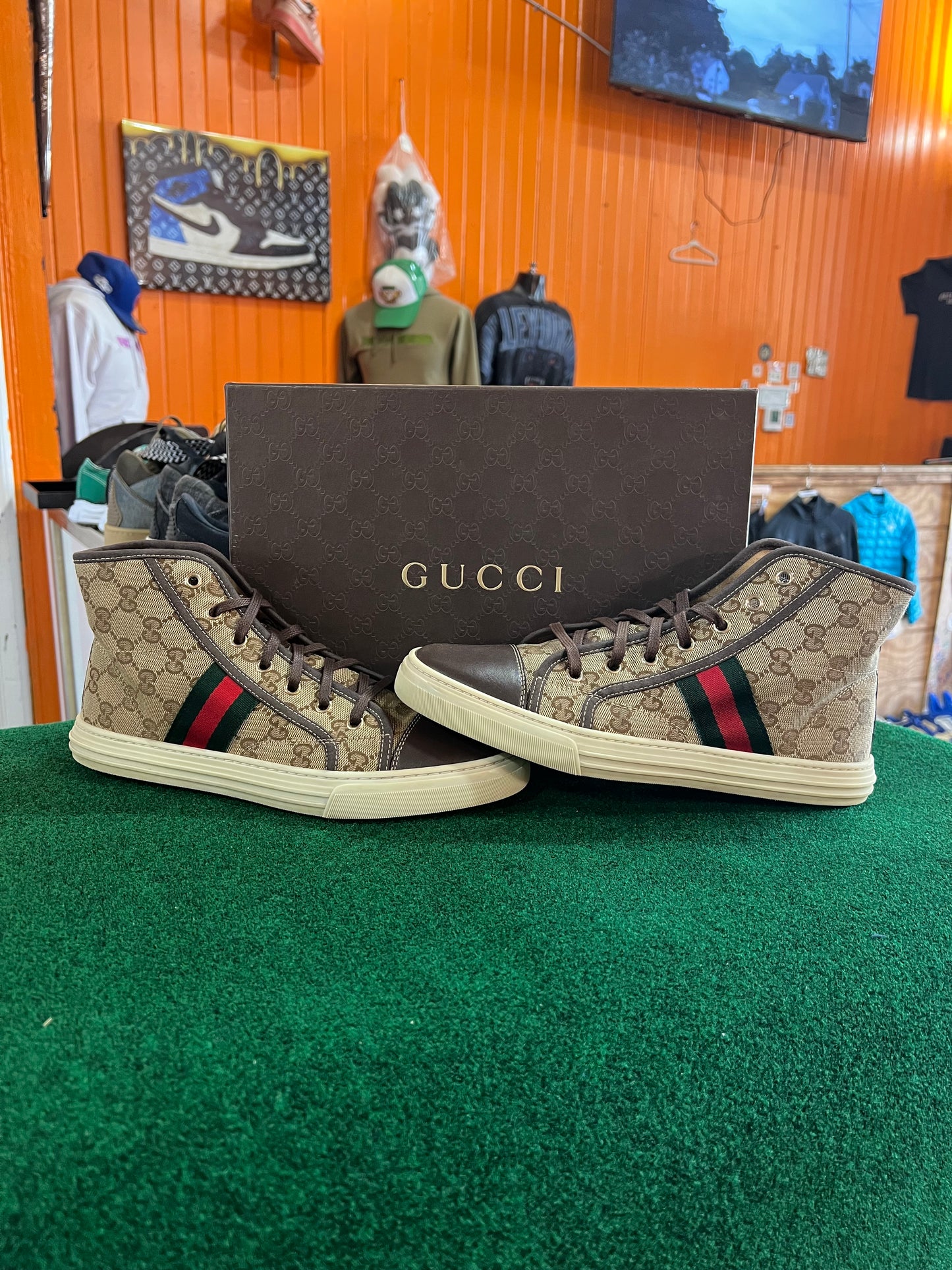 Gucci Grid High Top