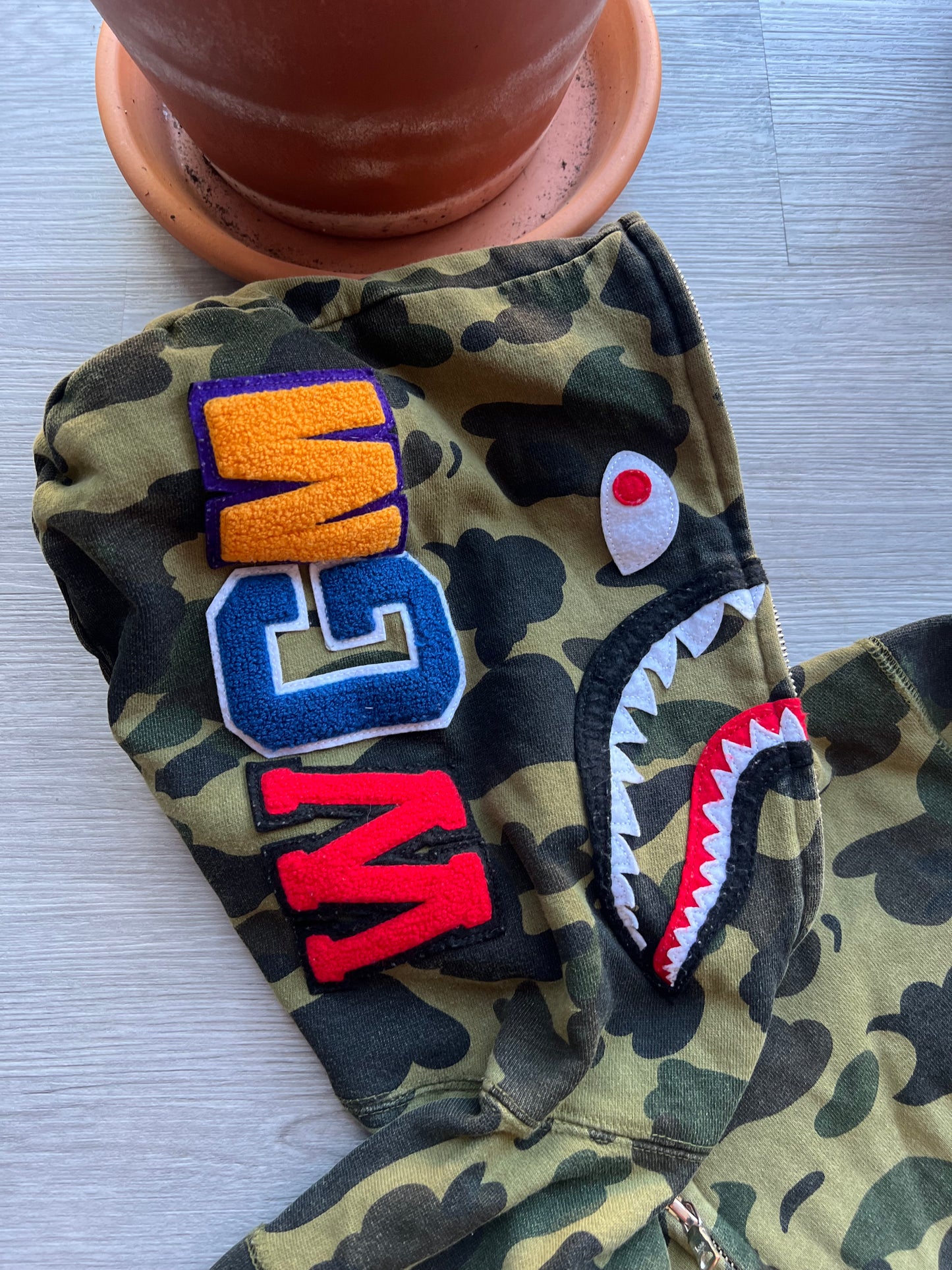 Bape Hoodie (Green Camo)