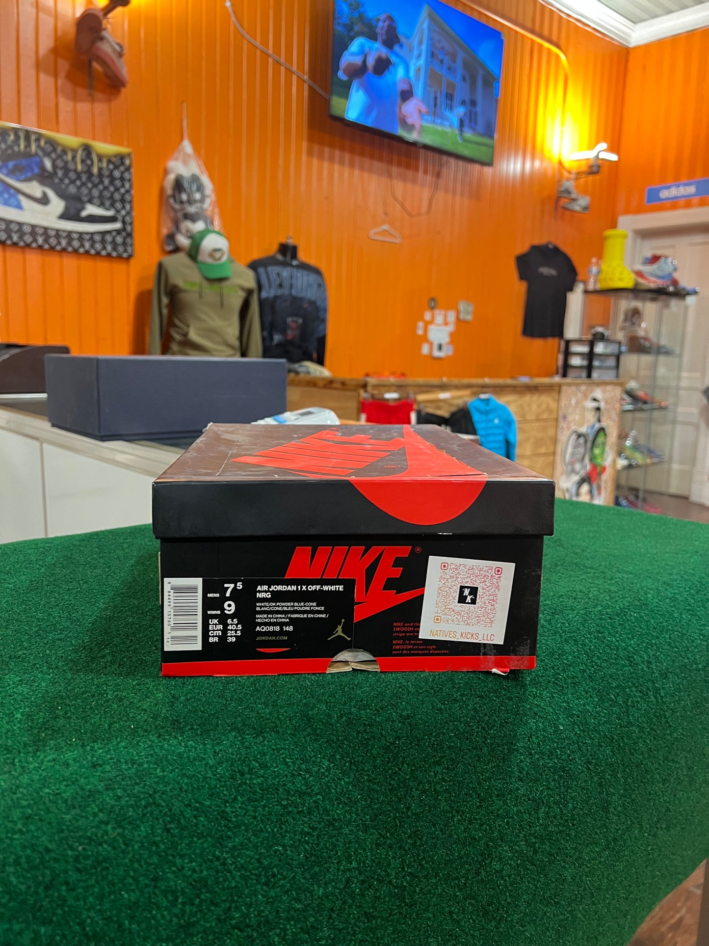Jordan 1 Off White (UNC)
